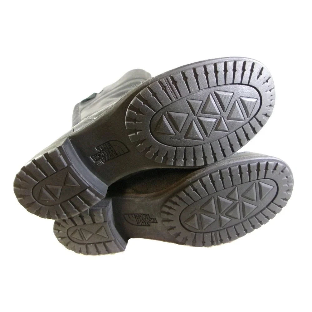 The‎ North Face Womens 8.5 Winter Boots Black Primaloft Insulated Tall Leather